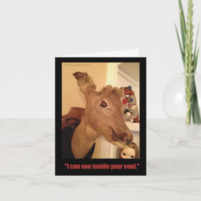 Jag kan se i din själ kort (Framsida)