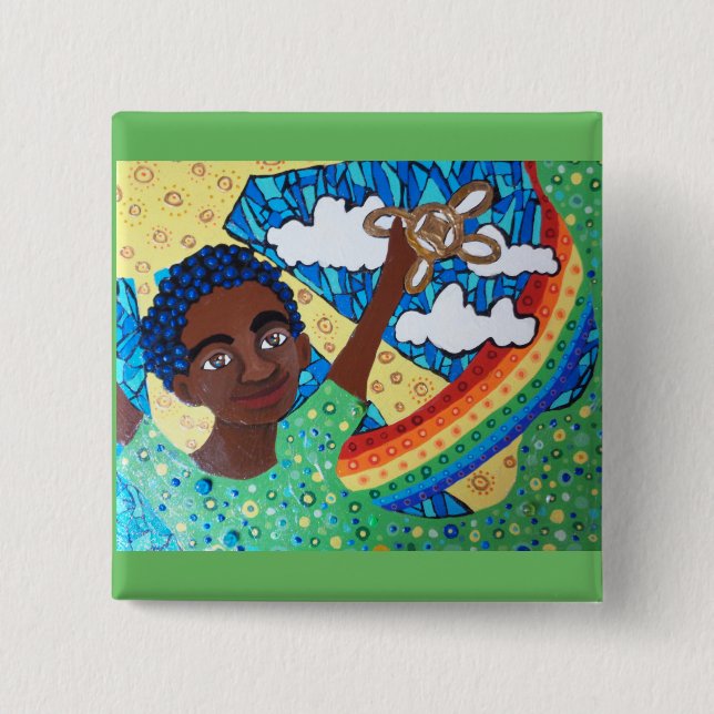 Jag kan se klart nu för att knäppas knapp (Framsida)