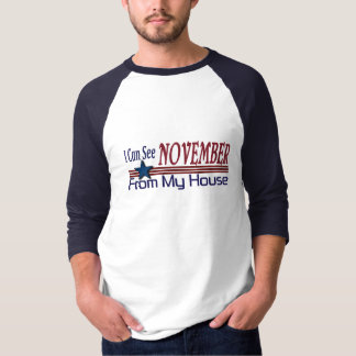 Jag kan se November från mitt roliga hus Tee