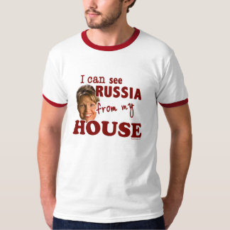 Jag kan se Ryssland från min husT-tröja T Shirt