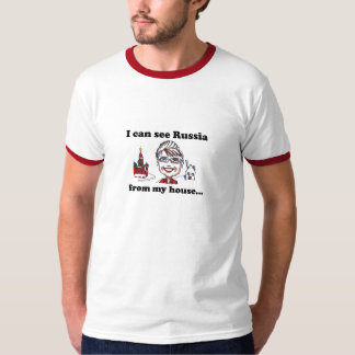 Jag kan se Ryssland från mitt hus Tee Shirt