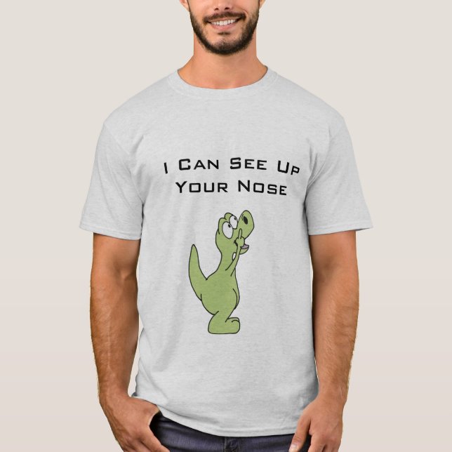Jag kan se upp din rexskjorta för näsa T. T-shirt (Framsida)
