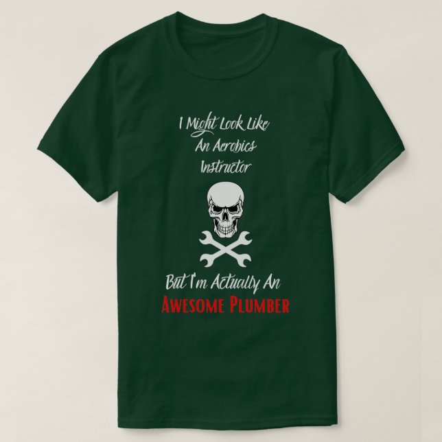 Jag kan se ut som en flygläkare t shirt (Design framsida)