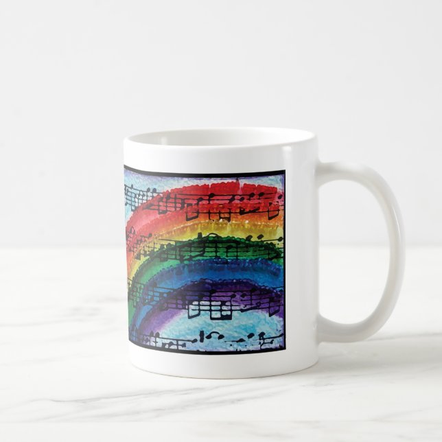 Jag kan sjunga en regnbåge kaffemugg (Höger)
