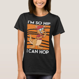 Jag kan Skutt Kangaroo Hip hop Stil T Shirt