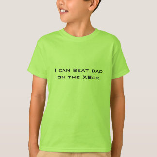 Jag kan slå pappan på XBoxen. Roliga ungar T-shirt