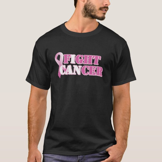 Jag kan slåss cancer (rosor) tee (Framsida)