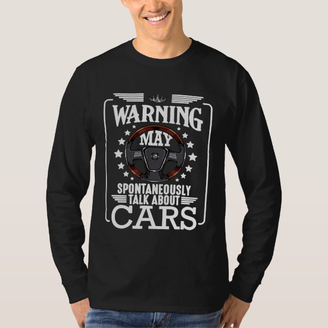 Jag kan spontant tala om bilmekanik Gara T Shirt (Framsida)