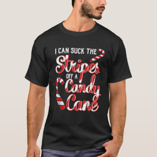 Jag kan suga Rand utanför Candy cane Julafton Chri T Shirt