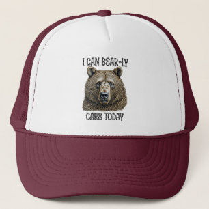 Jag kan ta hand om idag Sarkastic Bear Pun Keps