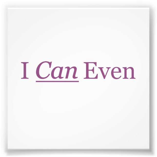 Jag kan till och med fototryck (Framsidan)