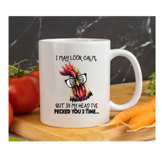 "Jag kan titta lugn" Kaffe mugg