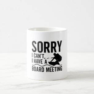 Jag kan tyvärr inte ha en mötesvakare. kaffemugg