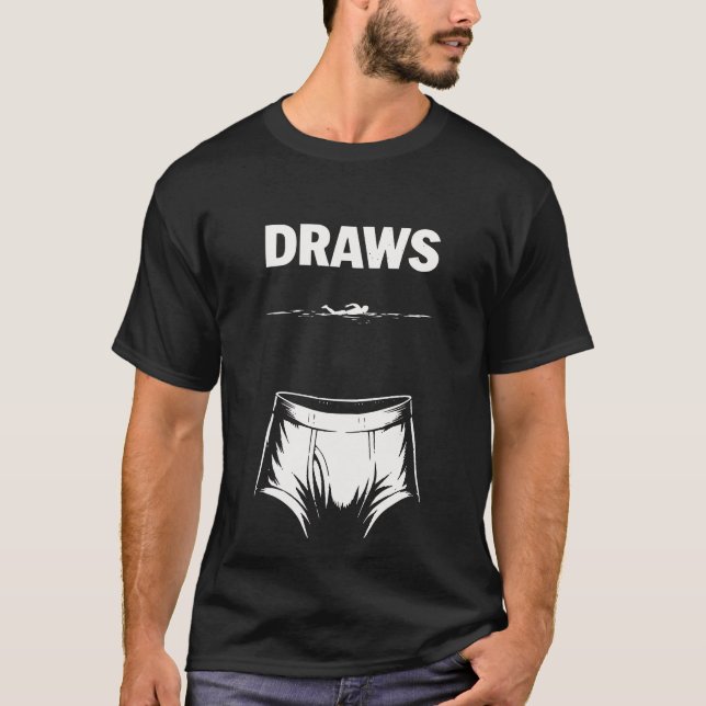 Jag kände att undervattensunderkläder humor design t shirt (Framsida)