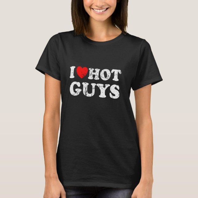 Jag kände Hett killar i Kärlek Hett Killar. T Shirt (Framsida)