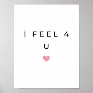 Jag känner 4 U Poster
