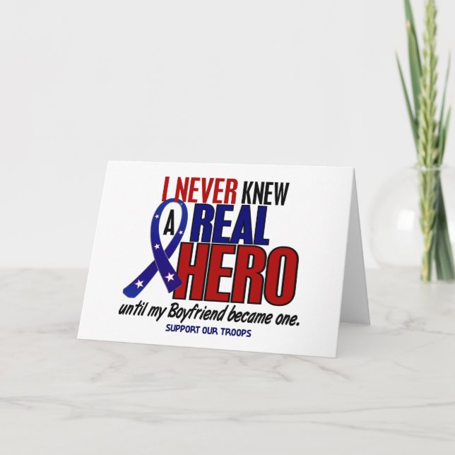 Jag känner aldrig till en Hero 2 Boyvän (support v Kort (Framsida)