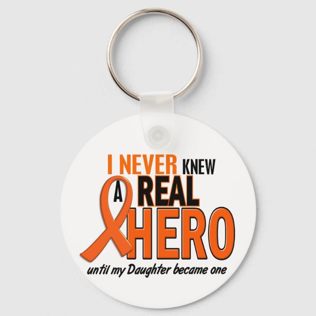 Jag känner aldrig till en Hero 2-ORANGE (dotter) Nyckelring (Framsida)