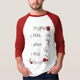 Jag känner att jag växer, jag reser mig Mental sty T Shirt