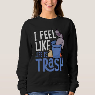 Jag Känner Att Livet Är Skräp Tvättbjörnar Trash P T Shirt