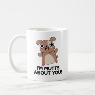 Jag känner dig Rolig hund Pun. Kaffemugg