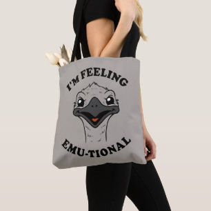 Jag känner Emu-Tional Tygkasse