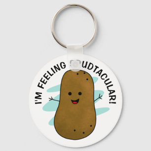 Jag känner en slående potatis nyckelring