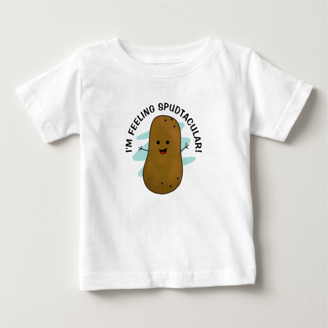 Jag känner en spektakulär potatis Baby T-Shirt (Framsida)
