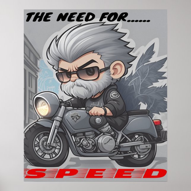 Jag känner ett behov, ett behov av hastighet poster (Framsidan)