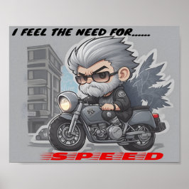 Jag känner ett behov, ett behov av hastighet poster