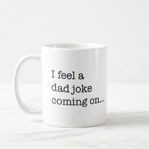 Jag känner ett pappa-skämt som kommer på lustig fa kaffemugg