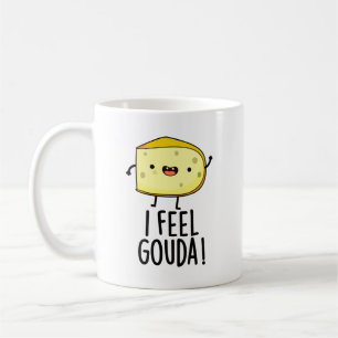 Jag känner Gouda Funny Cheese Pun Kaffemugg