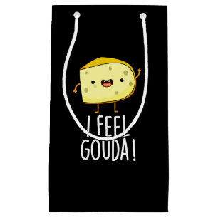 Jag känner Gouda Funny Cheese Pun Mörk BG