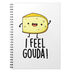 Jag Känner Gouda Rolig Ost Puns Anteckningsbok