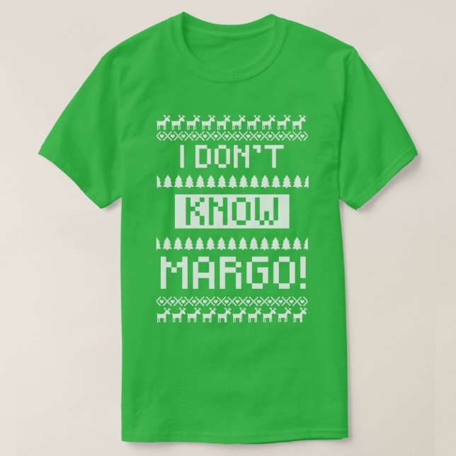 Jag känner inte Margo T Shirt (Design framsida)