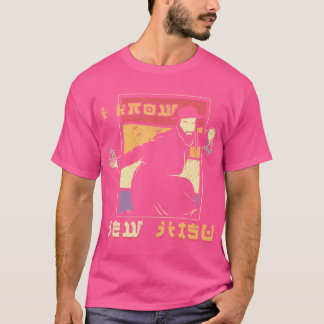Jag känner Jew Jitsu Martial Arts Sense Humor Jiu T Shirt