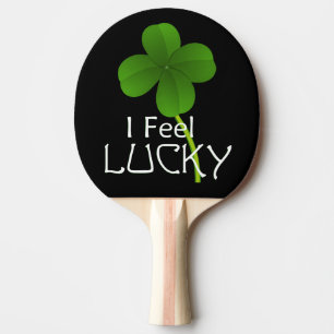 Jag känner Lucky Fyrklöver Pingisracket