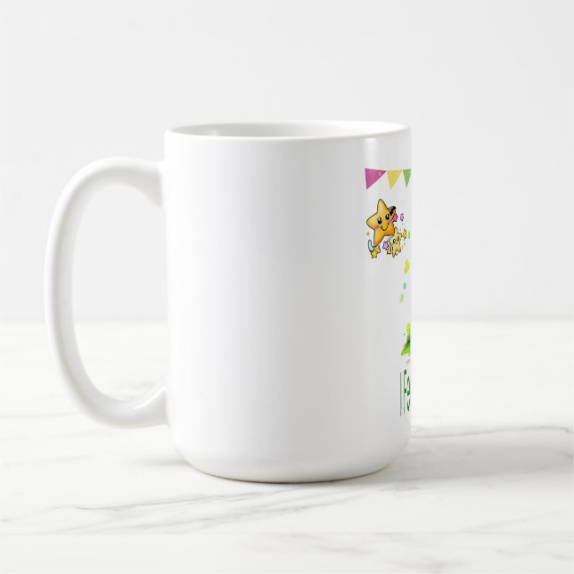 Jag känner Lucky idag -St. Patrick's Day Lucky Des Kaffemugg (Vänster)