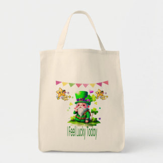 Jag känner Lucky idag -St. Patrick's Day Lucky Des Tygkasse