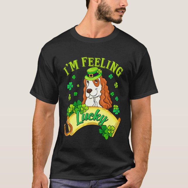 Jag känner Lucky Shirt Min Cocker-spanel är Min Lu T (Framsida)