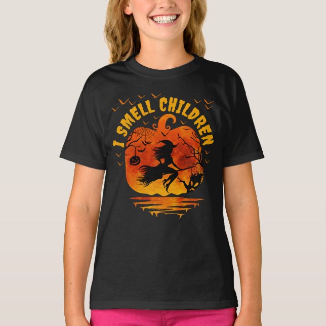 Jag KÄNNER LUKTEN AV BARN T-Shirt (Framsida)