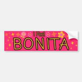 Jag Känner Mig Bonita Estetisk Groovy  Bildekal