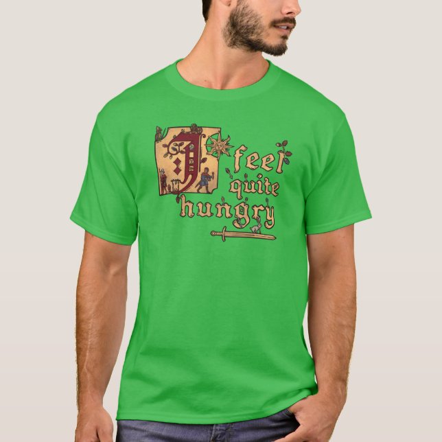 Jag känner mig ganska hungrig KCD Oversized T Shirt (Framsida)