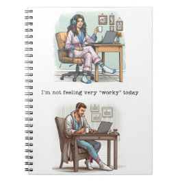 Jag känner mig inte "arbetsam" idag, bärbar dator anteckningsbok