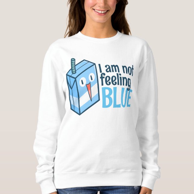 Jag känner mig inte blå t shirt (Framsida)