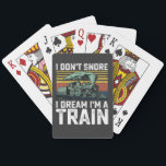 Jag känner mig inte lurad att drömma om att jag är casinokort<br><div class="desc">Jag känner mig inte lurad att drömma om att jag är en Tåg Vintage Retro</div>