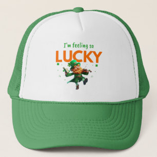 Jag Känner Mig Så Lucky Dansande Leprechaun Shamro Keps