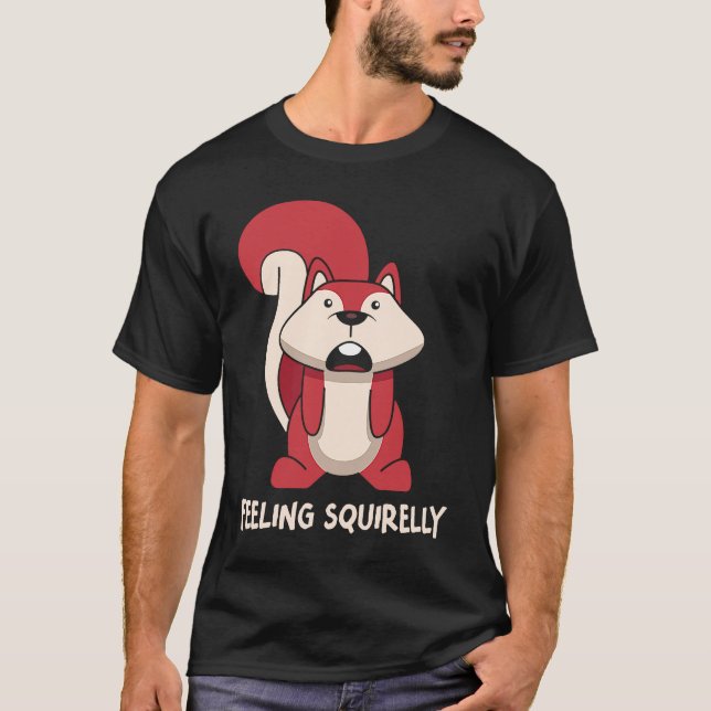 Jag känner mig tyst idag för små djur. t shirt (Framsida)