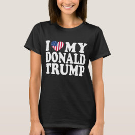 Jag känner min Donald Trump för president 2024 T Shirt
