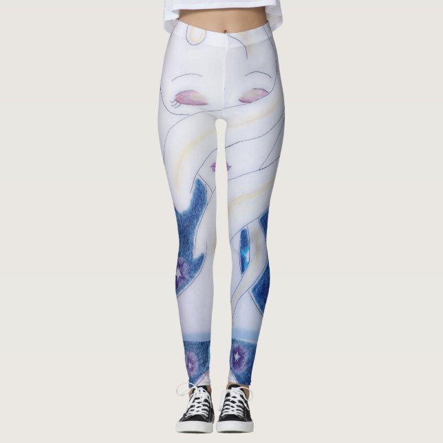 Jag känner min Universe Leggings (Framsida)